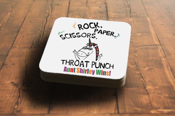 Rock Paper Scissors Coaster